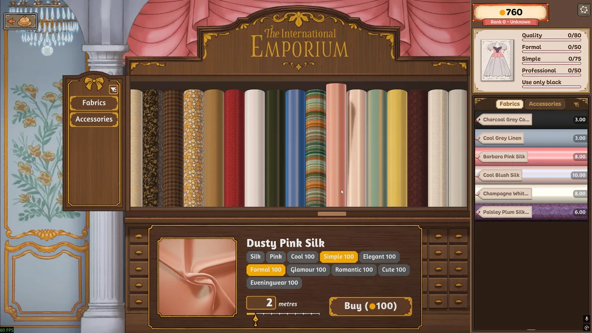 Dressmaker The creative team and why the game fits the body